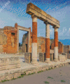 Roman Pompeii City Diamond Painting