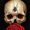 Rose Skull Art Diamond Painting