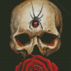 Rose Skull Art Diamond Painting