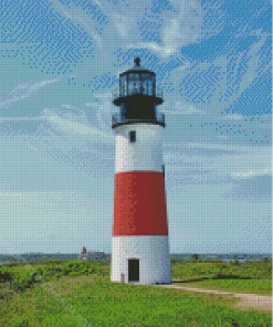 Sankaty Head Light Nantucket Island Diamond Painting