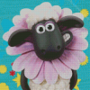 Shaun The Sheep Spring Lamb Diamond Painting