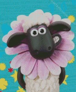 Shaun The Sheep Spring Lamb Diamond Painting