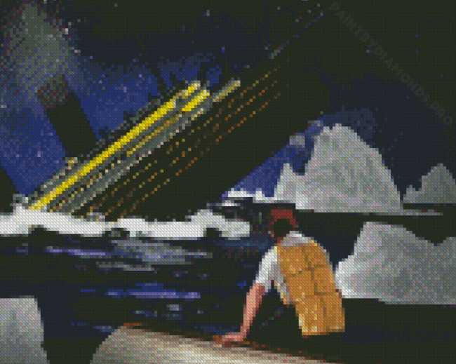 Sinking Ship Titanic Diamond Painting