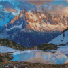 Snowy Mountains Chamonix Diamond Painting