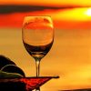 Summer Sunset Wine Glass Diamond Painting