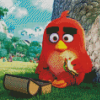 The Angry Birds Red Movie Character Diamond Painting