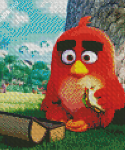 The Angry Birds Red Movie Character Diamond Painting