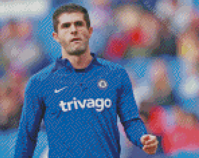 The American Christian Pulisic Chelsea Diamond Painting