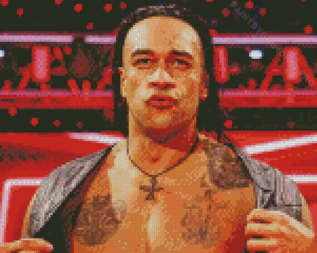 The Wrestler Damian Priest Diamond Painting