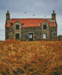 Vintage Abandoned Cottage Diamond Painting