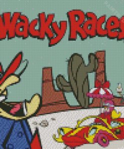 Wacky Races Poster Diamond Painting