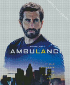 Ambulance Movie Poster Diamond Painting