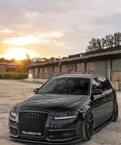 Audi A3 Black Sport Car Diamond Painting