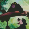 Bagheera And Baloo Diamond Painting