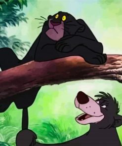 Bagheera And Baloo Diamond Painting