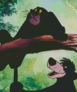 Bagheera And Baloo Diamond Painting