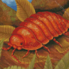 Brown Isopod Art Diamond Painting