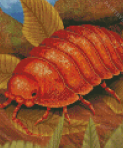 Brown Isopod Art Diamond Painting