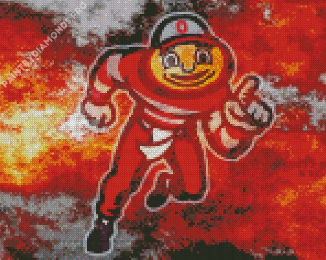 Brutus Buckeye Art Diamond Painting