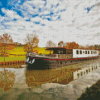 Canal Barge Cruise Diamond Painting