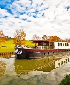 Canal Barge Cruise Diamond Painting