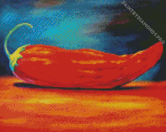 Chilli Pepper Art Diamond Painting