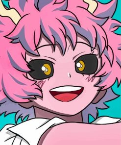 Close Up Mina Ashido Diamond Painting