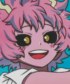 Close Up Mina Ashido Diamond Painting