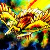 Colorful Ho Oh Art Diamond Painting