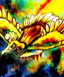 Colorful Ho Oh Art Diamond Painting