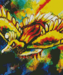 Colorful Ho Oh Art Diamond Painting