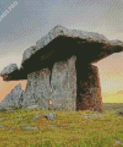 Dolmen Sunset Diamond Painting