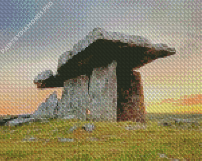 Dolmen Sunset Diamond Painting