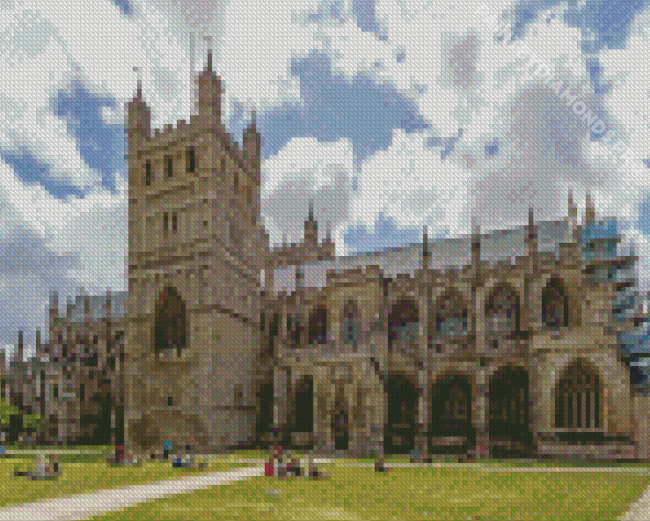 Exeter Cathedral UK Diamond Painting