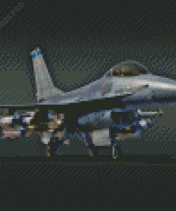 F 16 Fighting Falcon Art Diamond Painting