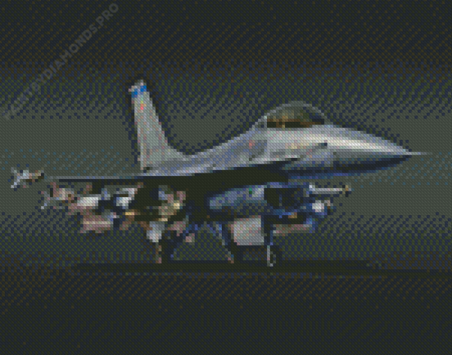 F 16 Fighting Falcon Art Diamond Painting