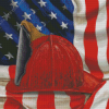 Fireman Helmet Diamond Painting