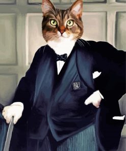 Gentleman Cat Diamond Painting