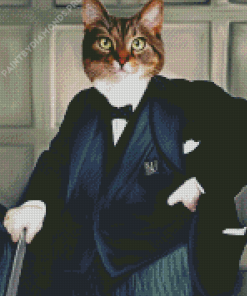 Gentleman Cat Diamond Painting