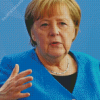 German Angela Merkel Diamond Painting