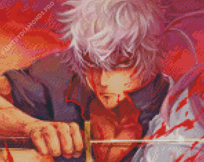 Gintama Manga Anime Diamond Painting