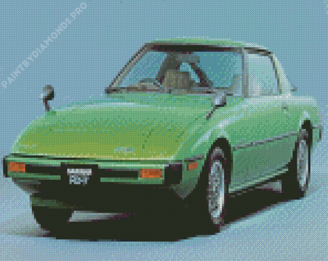 Green Classic Mazda Diamond Painting