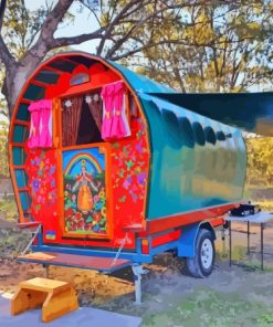 Gypsy Wagon Diamond Painting