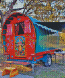 Gypsy Wagon Diamond Painting