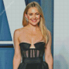 Kate Hudson In Black Dress Diamond Painting