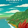 Kauai Island In Hawaii Poster Diamond Painting