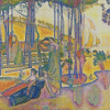 L Qir Du Soir By Henri Edmond Cross Diamond Painting