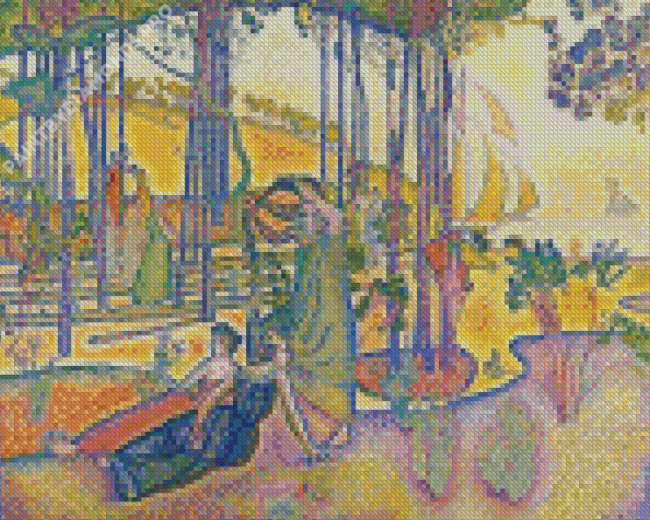 L Qir Du Soir By Henri Edmond Cross Diamond Painting