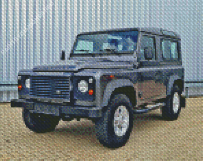 Land Rover Jeep Car Diamond Painting