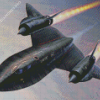 Lockheed SR 71 Blackbird Diamond Painting